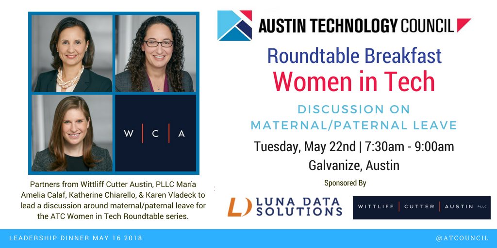 ATC May 22 Women in Tech Roundtable – Discussion on Maternal/Paternal Leave