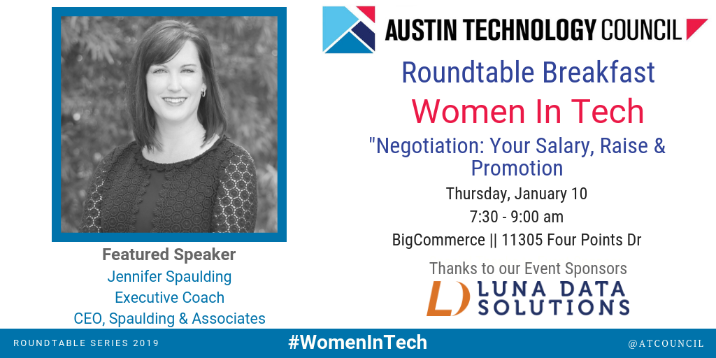 Austin Technology Council : Roundtable – Women in Tech Jan 10