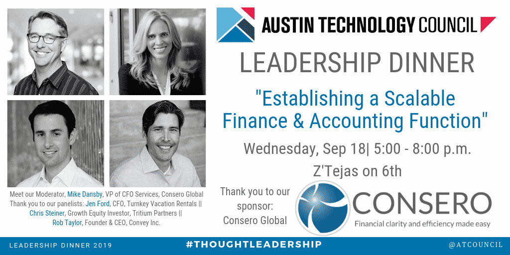 Sep 18 Leadership Dinner Event Flyer
