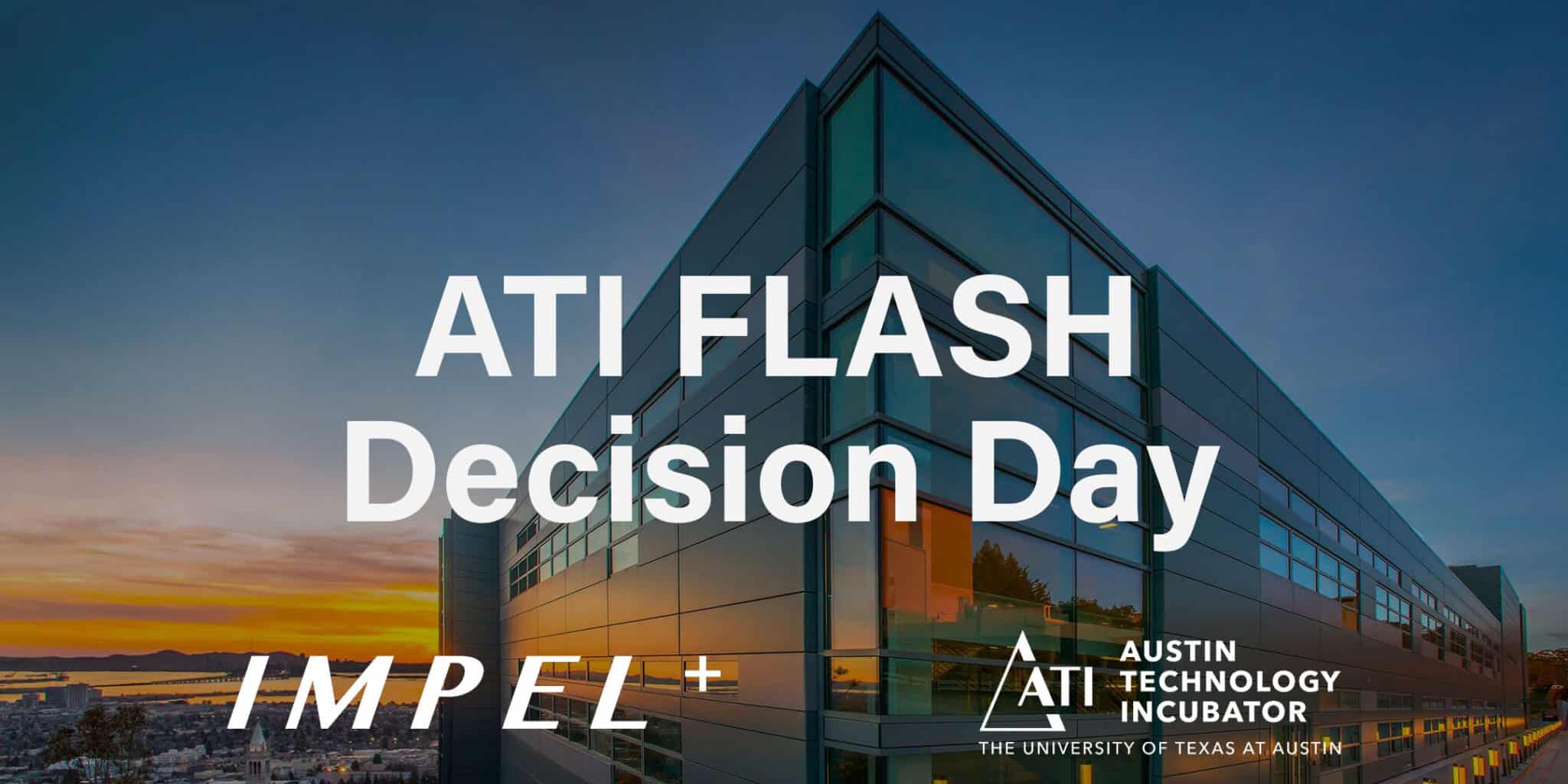 ATI FLASH Decision Day: Meet built environment startups