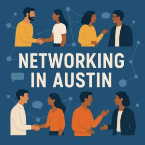 Networking Events in Austin - Our tech ecosystem was built by people connecting with people. And now it continues. There are many wonderful groups that host gatherings and work together to provide places for connections. The Austin Technology Council has a community calendar where they list their events and other non-profit groups meet ups. 
